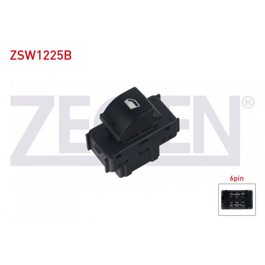 CAM ACMA ANAHTARI TEKLI SIYAH SOKETLI 6 PIN C-ELYSEE - 301 2012-/ DS3 2009-2013