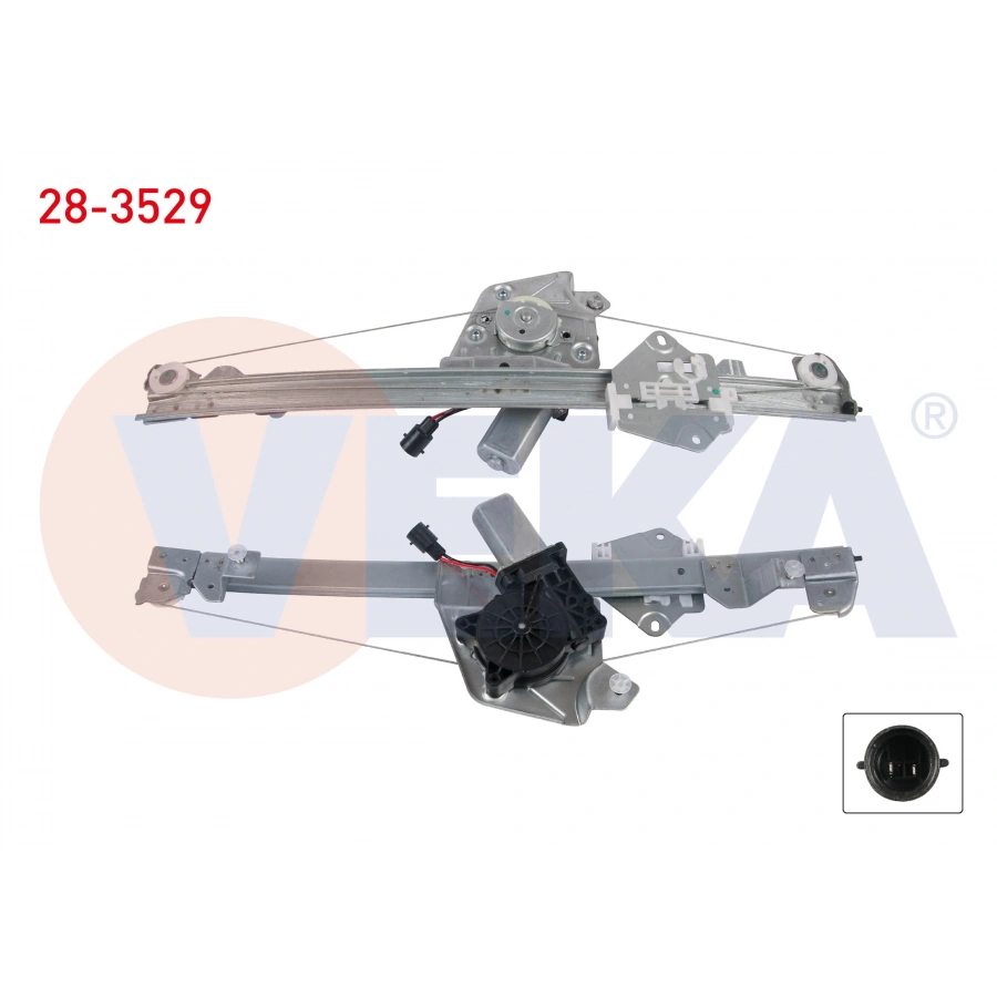 CAM KRIKOSU ELEKTRIKLI MOTORLU SAG ON DACIA SANDERO 2008-2013 / DUSTER 2010-2018
