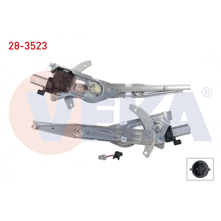 CAM KRIKOSU ELEKTRIKLI MOTORLU SAG ON RENAULT KANGOO II 1998-2008