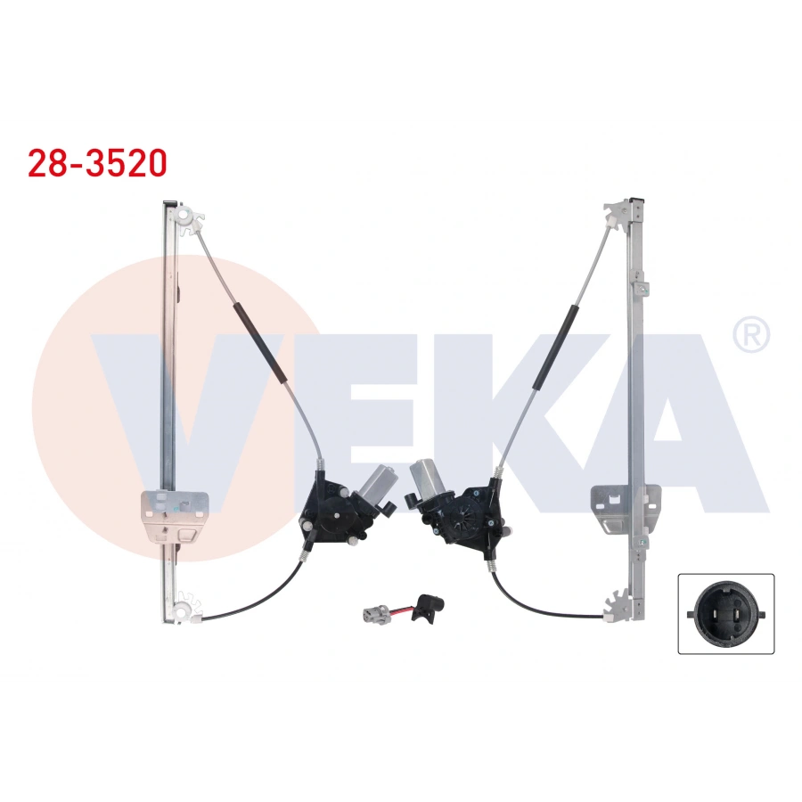 CAM KRIKOSU ELEKTRIKLI MOTORLU SOL ON RENAULT MASTER II 1998-2010 / OPEL MOVANO A 2001-2010