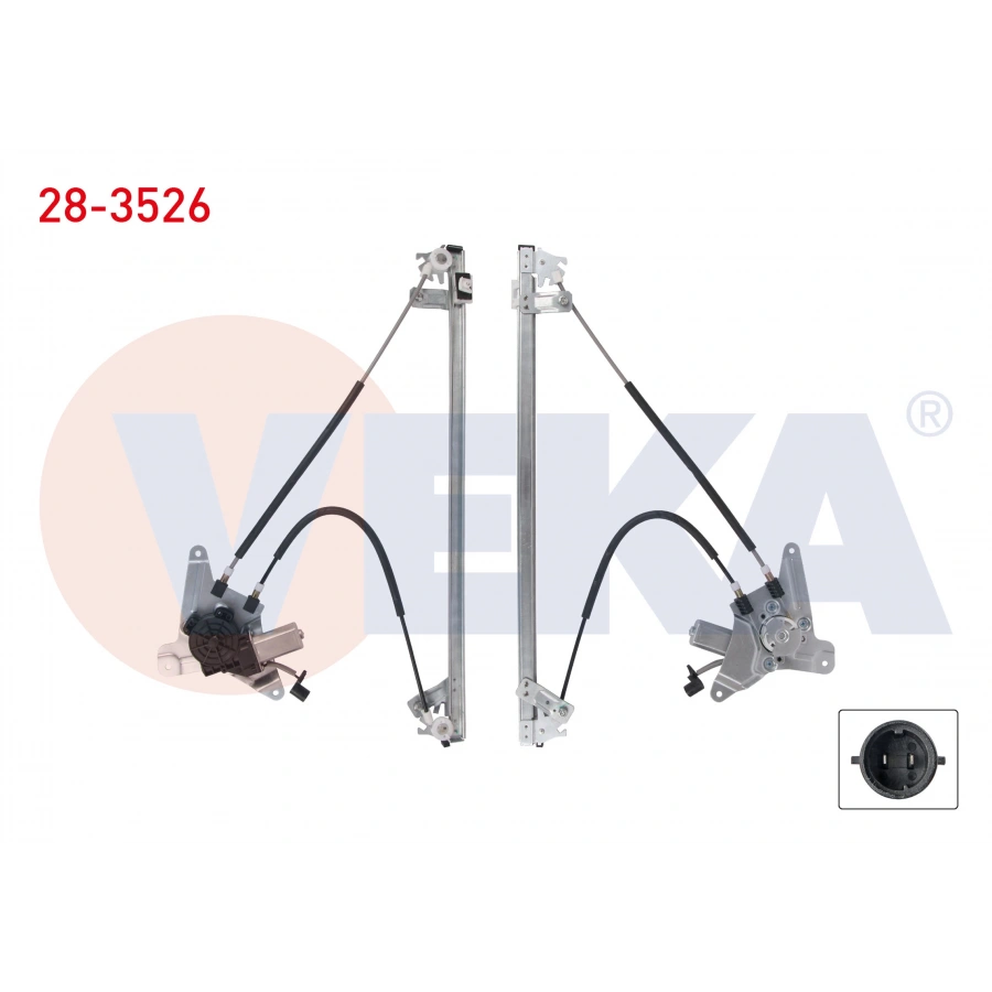 CAM KRIKOSU ELEKTRIKLI MOTORLU SOL ON RENAULT MASTER III (FV) 2010-