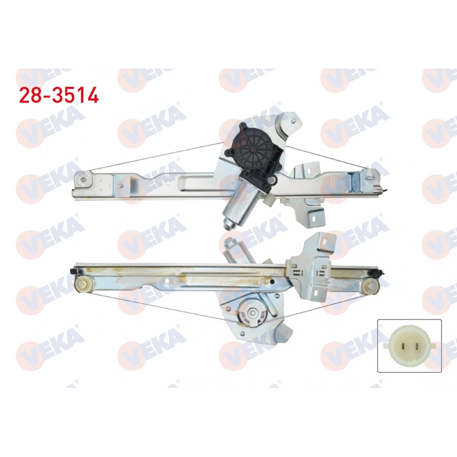 CAM KRIKOSU ELEKTRIKLI MOTORLU SOL ON DACIA SANDERO 2008-2013 / DUSTER 2010-2018