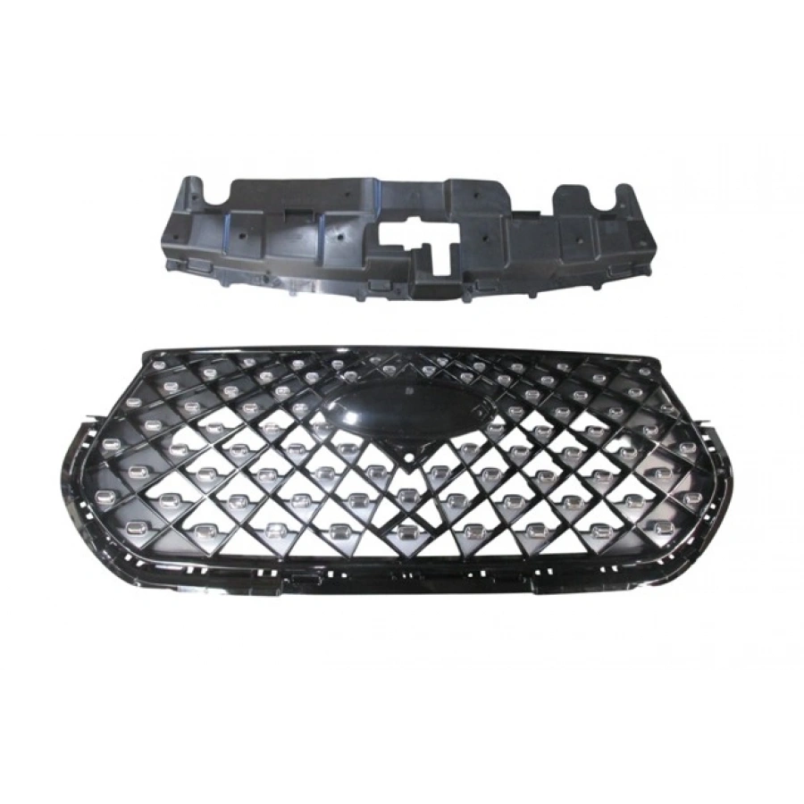 CHERY TIGGO 7 PRO- 23/24; ÖN PANJUR SİYAH/NİKELAJLI KAMERA DELİKLİ (ÜST PLASTİĞİ İLE BİRLİKTE)(TW)