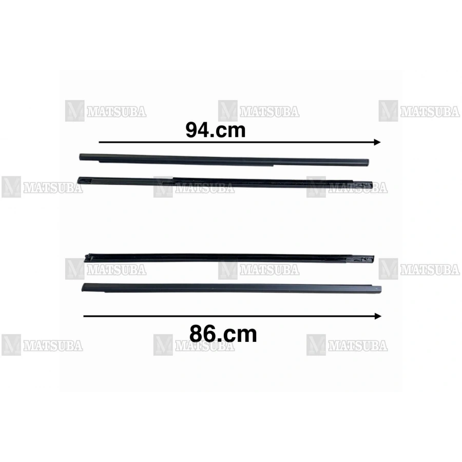ÇITA CAM SIYIRICI FİTİL LANCER 99-05 ÖN/ARKA LH/RH (SET)