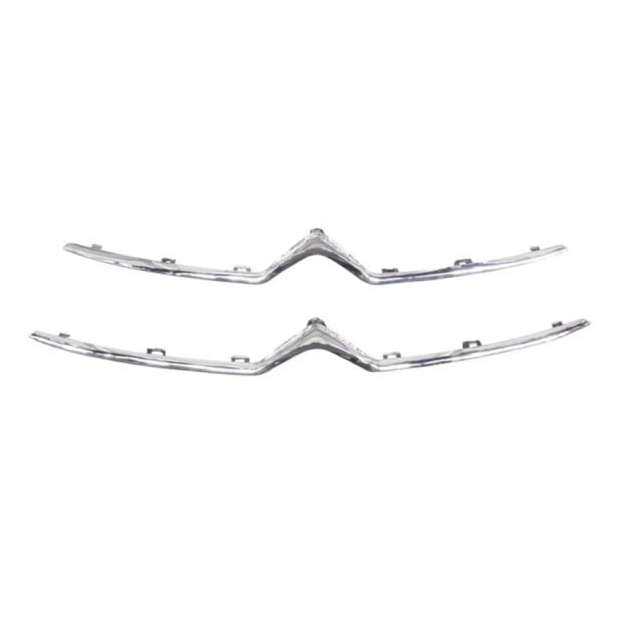 CITROEN C4- 11/17; ÖN PANJUR ÜST NİKELAJI (ALT/ÜST TAKIM 2 ADET) (TW)