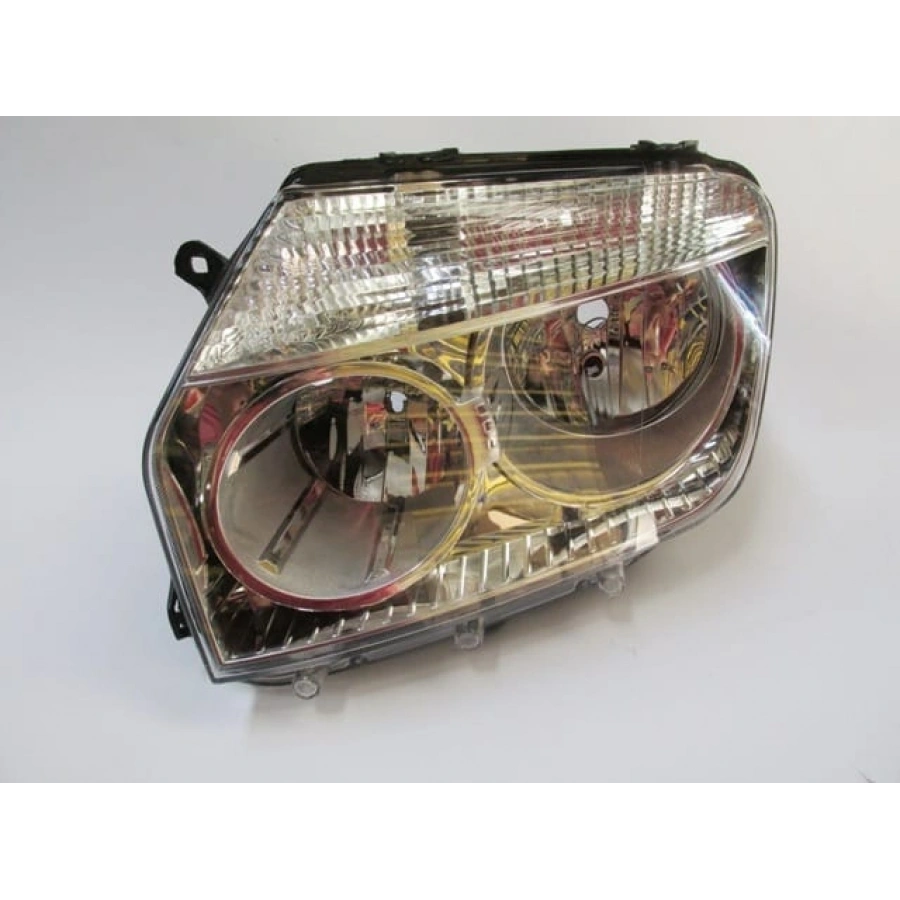 DACIA DUSTER- 10/13; FAR LAMBASI SOL MANUEL (İÇ AYNASI NİKELAJLI)(H1/H7) 5 FİŞLİ (AYFAR) (E MARKLI)