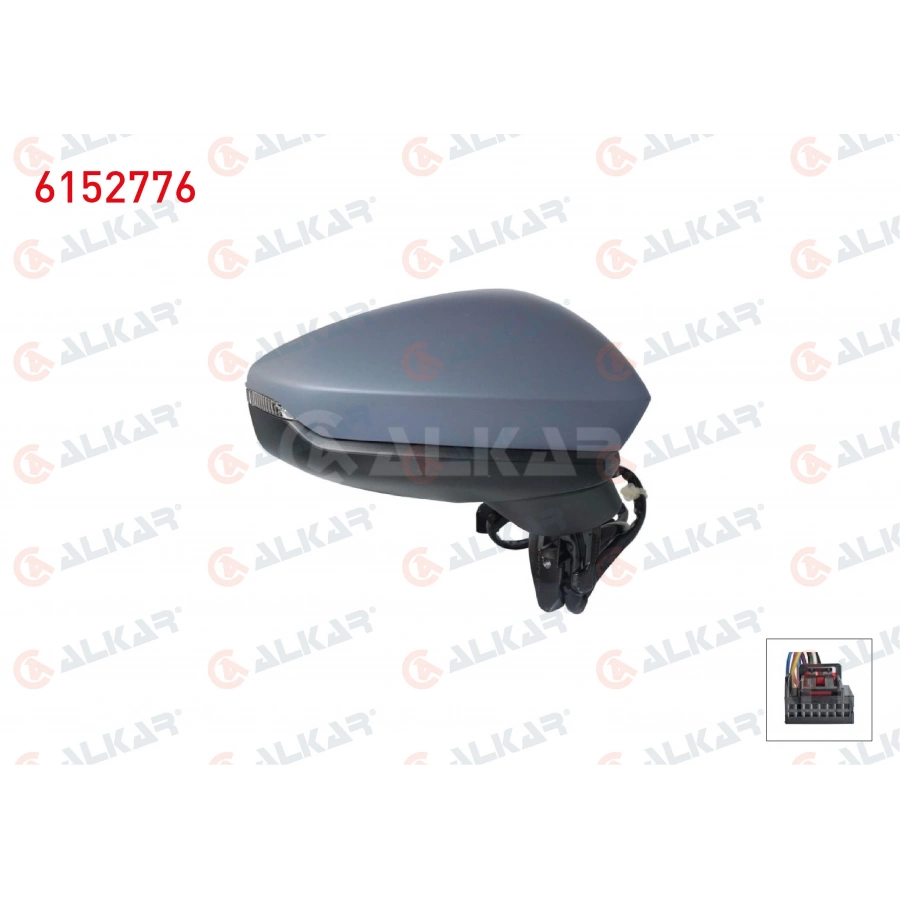 DIS DIKIZ AYNASI SAG ELEKTRIKLI ASTARLI OTOMATIK KATLANIR SINYALLI HAFIZALI LEDLI 14 PIN AUDI A3 SPORTBACK 2019-