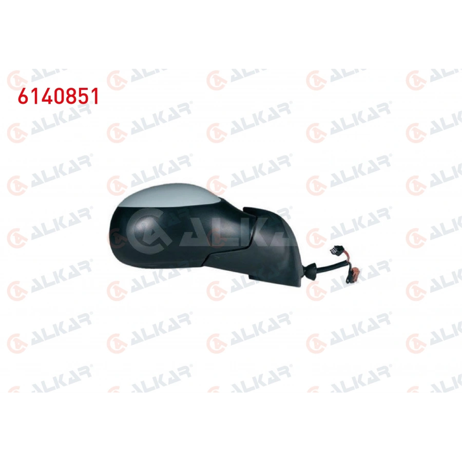 DIS DIKIZ AYNASI SAG ELEKTRIKLI ISITMALI ASTARLI (5 PIN) CITROEN C3 (FC) 2002-2009 (A1)
