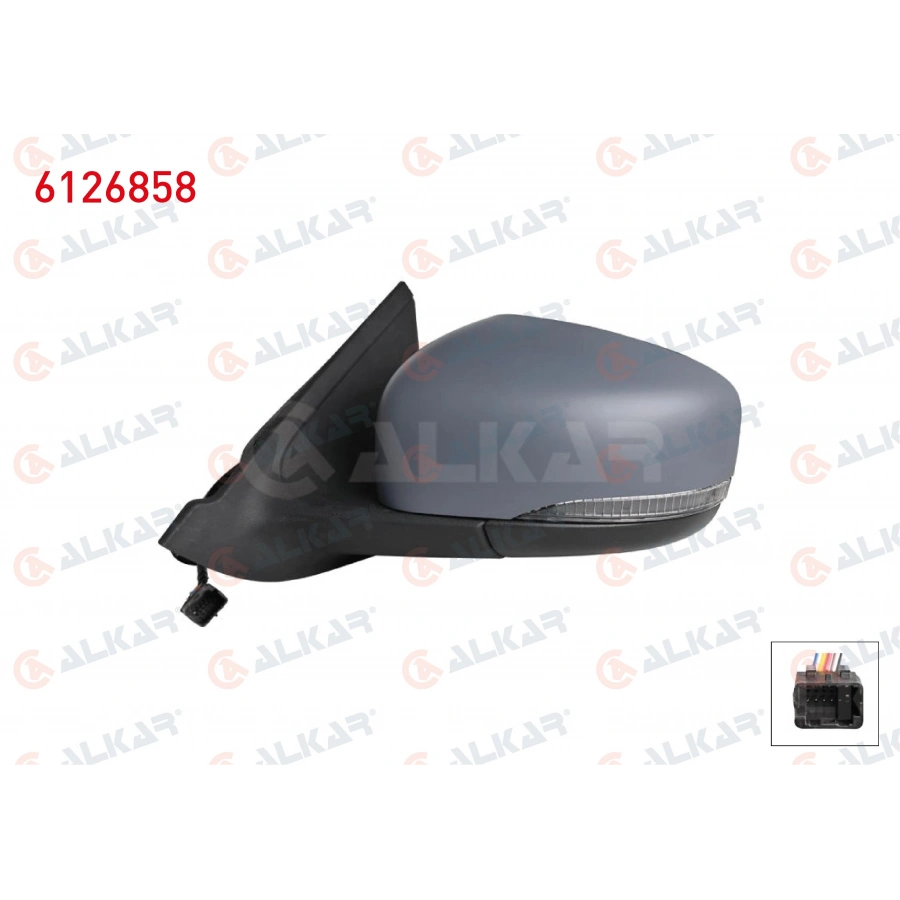 DIS DIKIZ AYNASI SAG ELEKTRIKLI ISITMALI ASTARLI OTOMATIK KATLANIR ASTAR TABANLI SINYALLI SICAKLIK SENSORLU ALT AYDINLATMALI HAFIZALI CITROEN C4 PICASSO 2006-2013