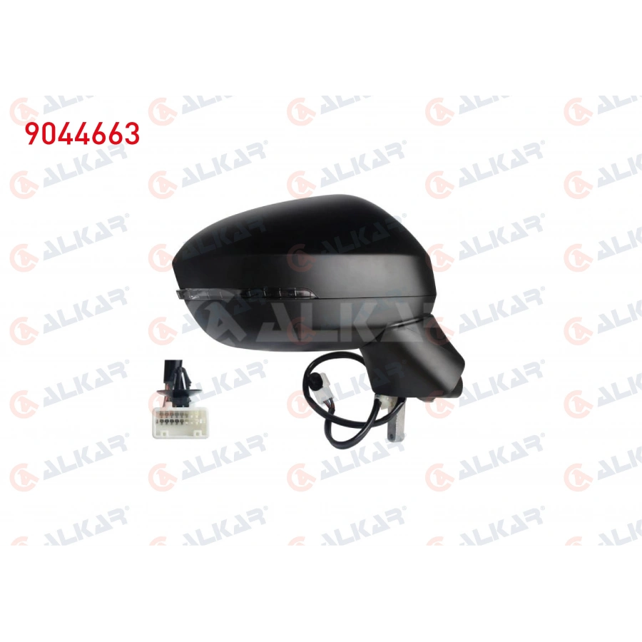 DIS DIKIZ AYNASI SAG ELEKTRIKLI ISITMALI ASTARLI OTOMATIK KATLANIR SINYALLI KOR NOKTALI 11 PIN NISSAN QASHQAI 2021- (A1)