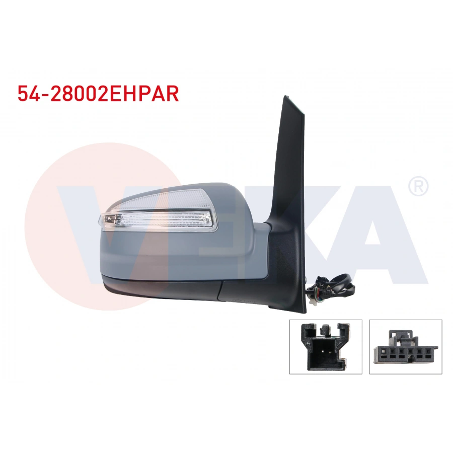 DIS DIKIZ AYNASI SAG ELEKTRIKLI ISITMALI ASTARLI SINYALLI 6 PIN ASFERIK MERCEDES VITO (W639) 2011-2014 / VIANO (W639) 2003-2014