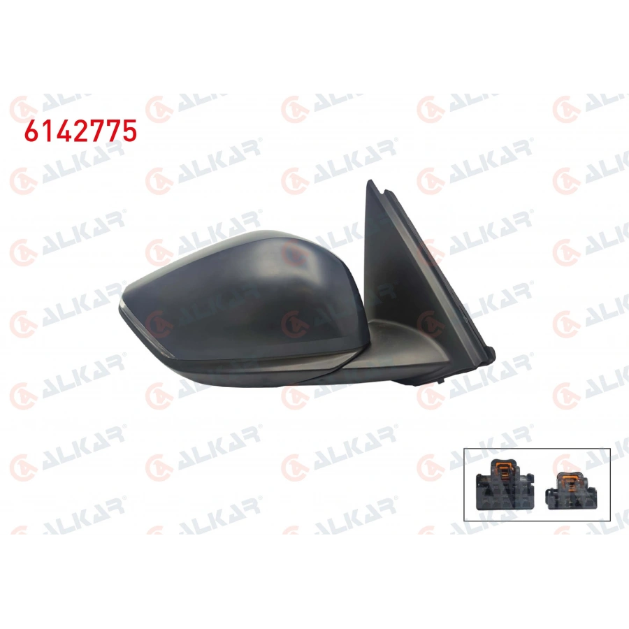 DIS DIKIZ AYNASI SAG ELEKTRIKLI ISITMALI ASTARLI SINYALLI SENSORLU 8 PIN CITROEN C4 III 2020- (A1)