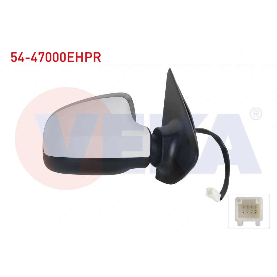 DIS DIKIZ AYNASI SAG ELEKTRIKLI ISITMALI ASTARLI UCGEN AYAK DACIA SANDERO STEPWAY 2012-