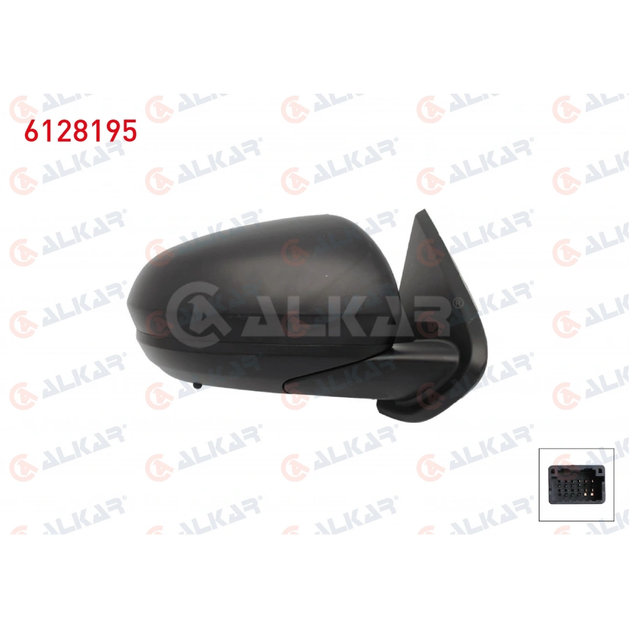 DIS DIKIZ AYNASI SAG ELEKTRIKLI ISITMALI SENSORLU KOR NOKTALI 9 PIN DACIA DUSTER 2017- (A1)