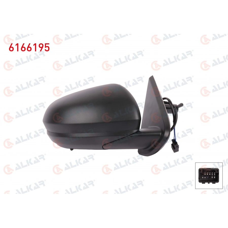 DIS DIKIZ AYNASI SAG MEKANIK SENSORLU 2 PIN DACIA DUSTER 2017-