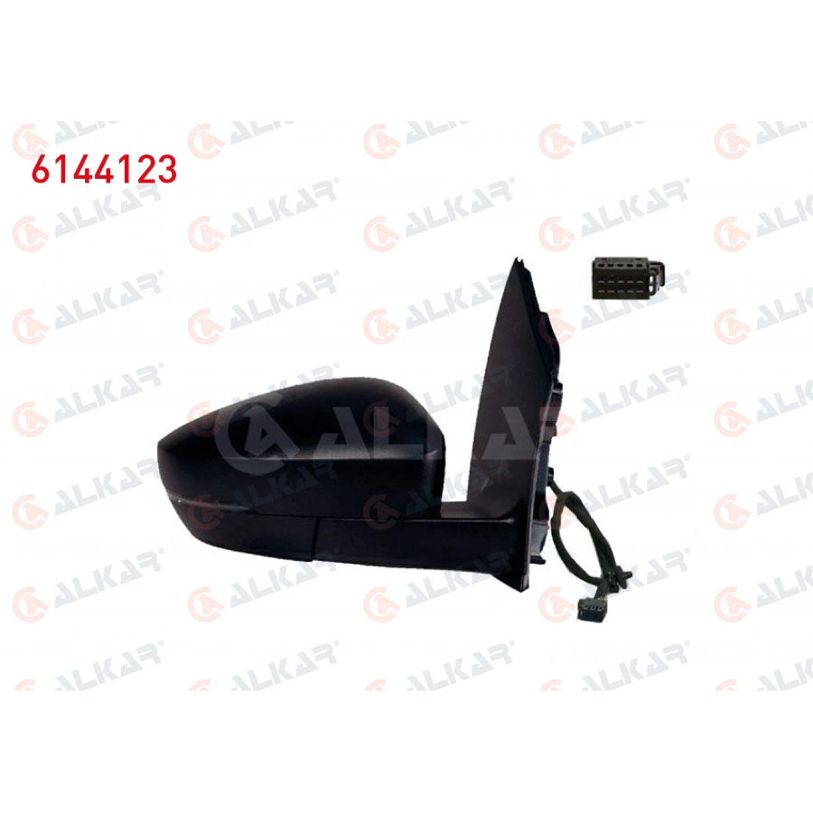 DIS DIKIZ AYNASI SAG MEKANIK SINYALLI DIKDORTGEN SOKETLI 2 PIN VOLKSWAGEN POLO (6R1, 6C1) 2010- (A1)