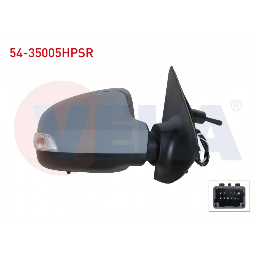 DIS DIKIZ AYNASI SAG MEKANIK SINYALLI SENSORLU ASTARLI RENAULT SYMBOL III (JZ0/1) 2012-