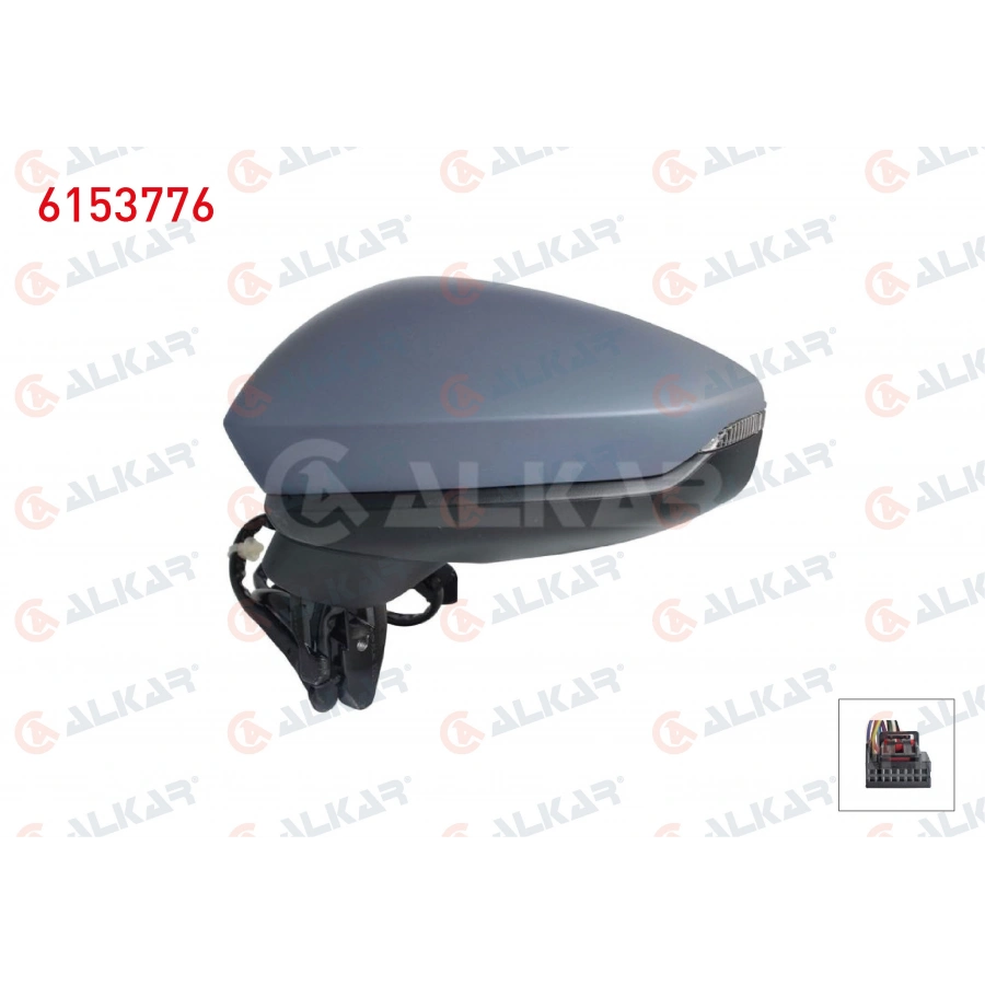 DIS DIKIZ AYNASI SOL ELEKTRIKLI ASFERIK ASTARLI OTOMATIK KATLANIR SINYALLI HAFIZALI LEDLI 14 PIN AUDI A3 SPORTBACK 2019-