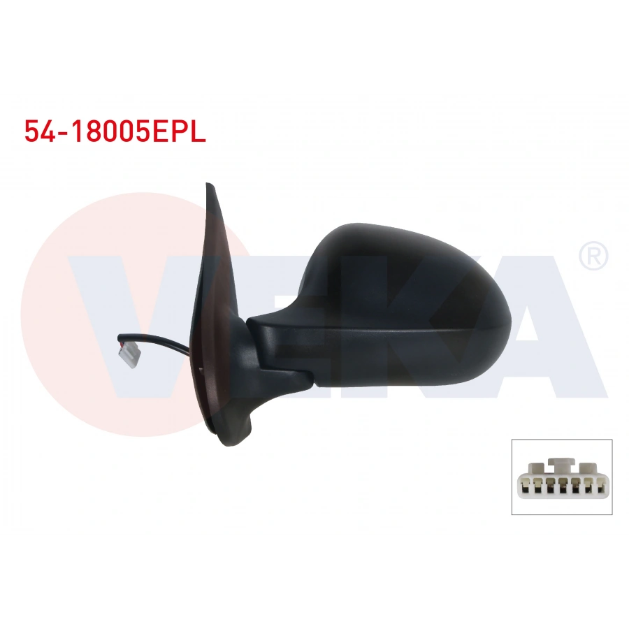 DIS DIKIZ AYNASI SOL ELEKTRIKLI ASTARLI FIAT ALBEA 2010-2013 / FIAT PALIO 2005-2013