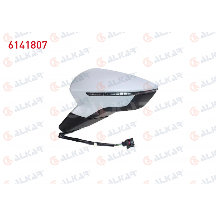 DIS DIKIZ AYNASI SOL ELEKTRIKLI ASTARLI SINYALLI 5 PIN SEAT LEON (5F1) 2012-2020 (A1)