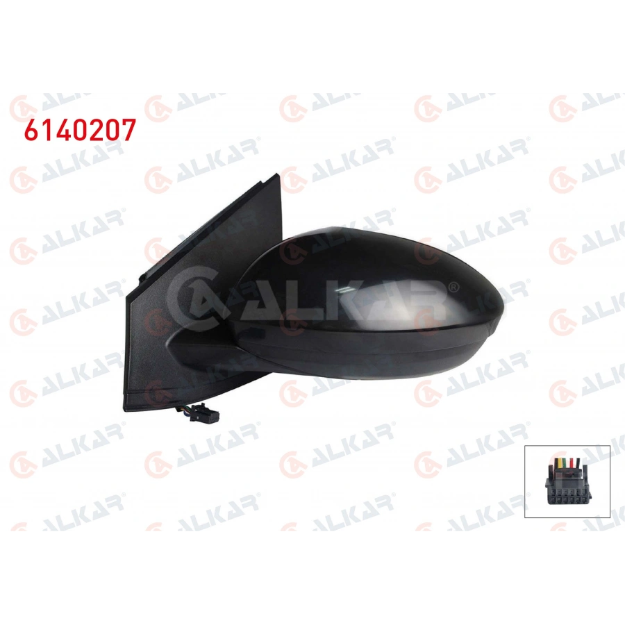 DIS DIKIZ AYNASI SOL ELEKTRIKLI ISITMALI 5 PIN DACIA SANDERO/STEPWAY II (B8_) 2021- / JOGGER 2022- / LOGAN III 2021-
