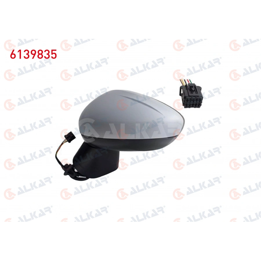 DIS DIKIZ AYNASI SOL ELEKTRIKLI ISITMALI ASTARLI 5 PIN OPEL CROSSLAND X (P17) 2017-