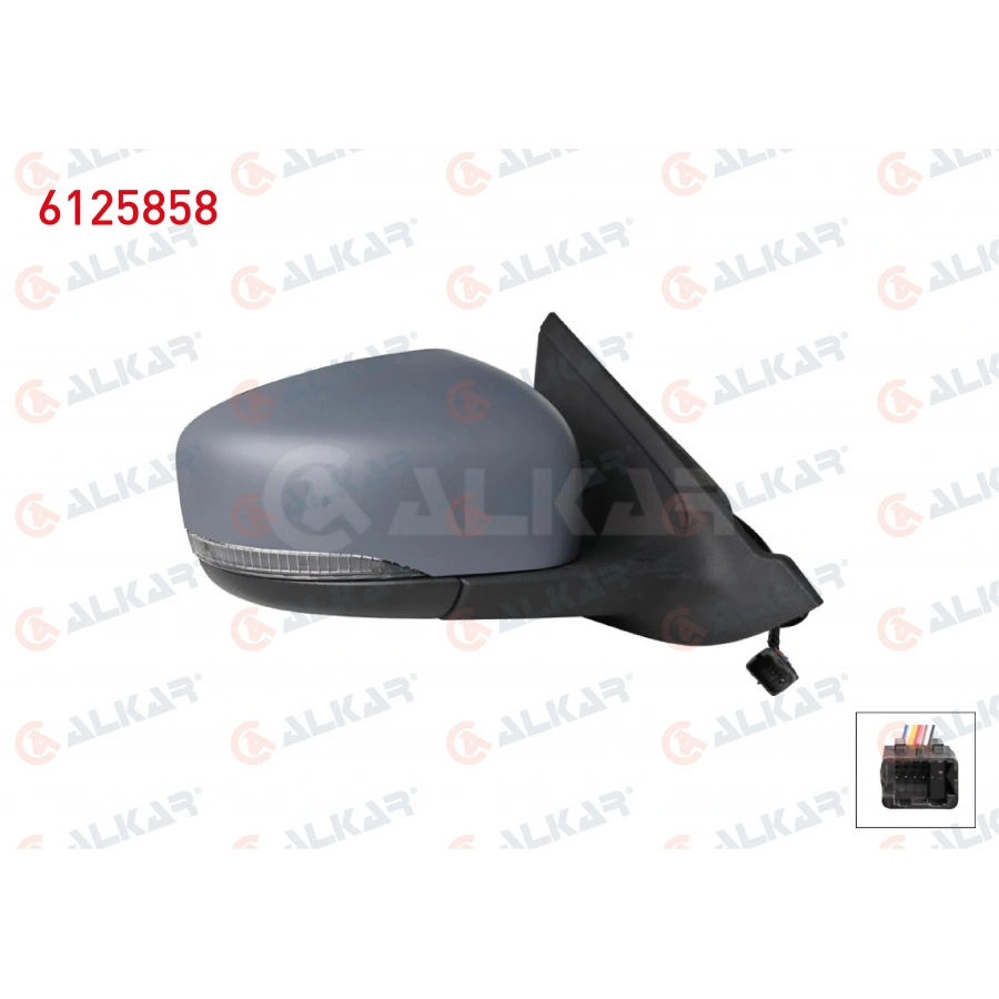 DIS DIKIZ AYNASI SOL ELEKTRIKLI ISITMALI ASTARLI OTOMATIK KATLANIR ASTAR TABANLI SINYALLI ALT AYDINLATMALI HAFIZALI CITROEN C4 PICASSO 2006-2013