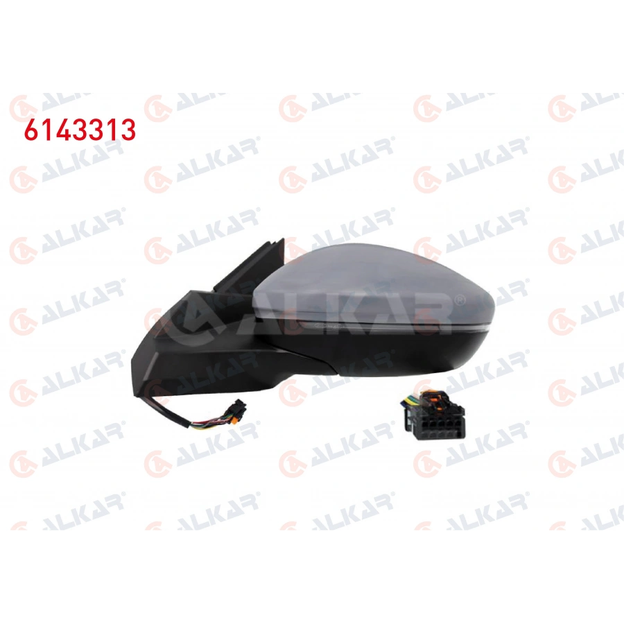 DIS DIKIZ AYNASI SOL ELEKTRIKLI ISITMALI ASTARLI OTOMATIK KATLANIR SINYALLI ALT AYDINLATMALI LED 10 PIN PEUGEOT 2008 II (U_) 2019- (A1)