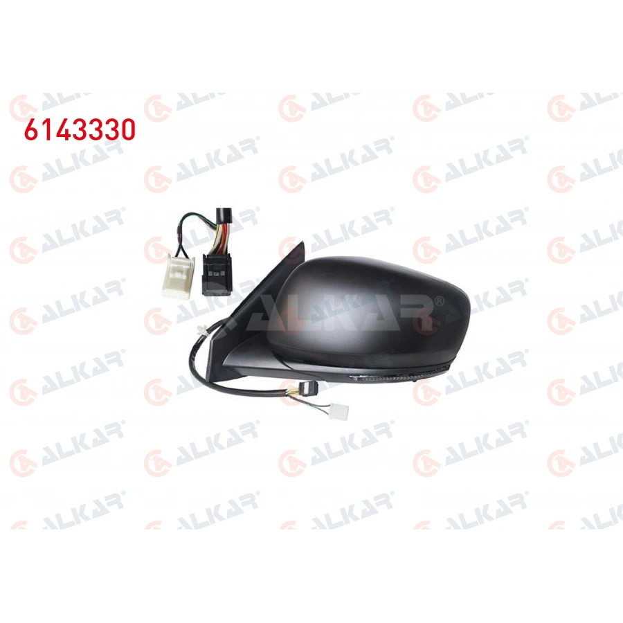 DIS DIKIZ AYNASI SOL ELEKTRIKLI ISITMALI ASTARLI OTOMATIK KATLANIR SINYALLI SENSORLU 9 PIN RENAULT KADJAR 2015-