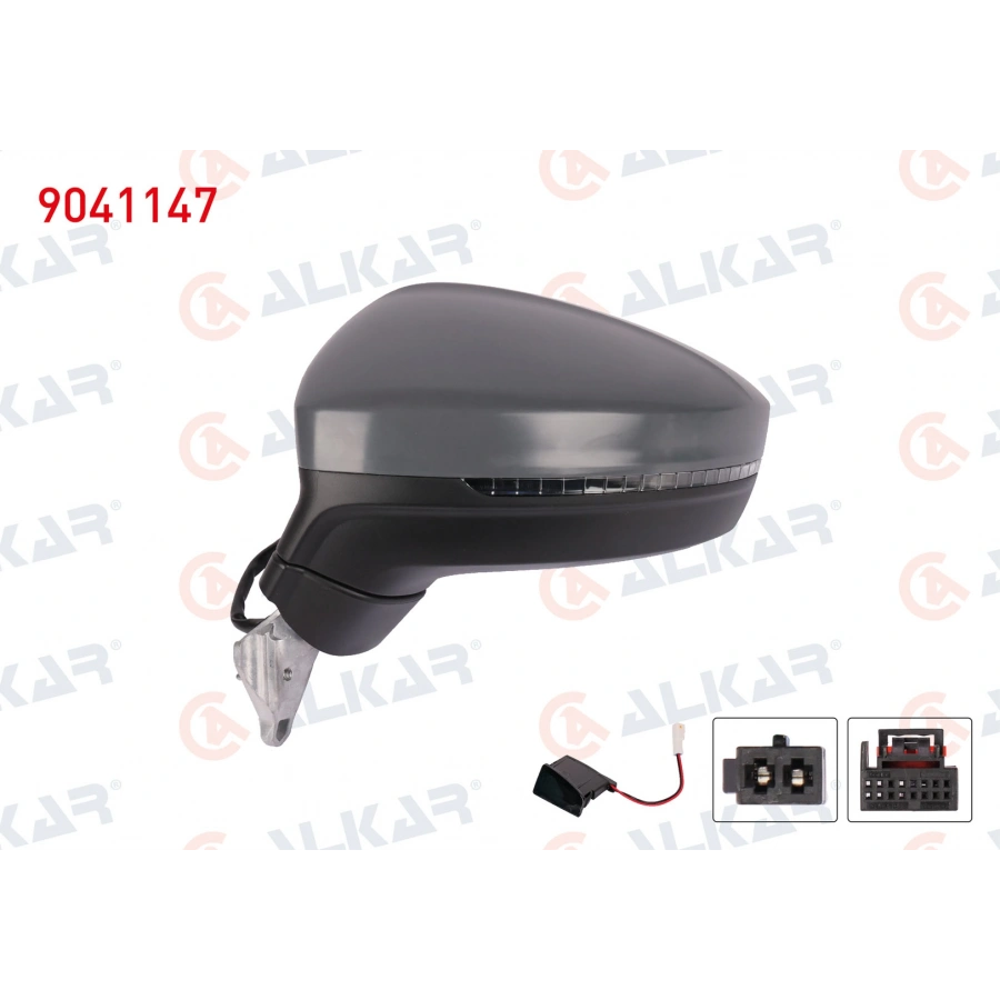 DIS DIKIZ AYNASI SOL ELEKTRIKLI ISITMALI ASTARLI SINYALLI ASFERIK KOR NOKTALI 8 PIN VOLKSWAGEN TIGUAN 2017- (A1)