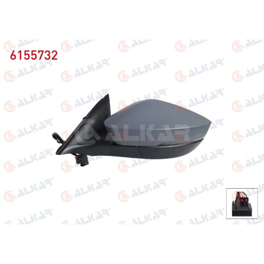 DIS DIKIZ AYNASI SAG ELEKTRIKLI ISITMALI ASTARLI SINYALLI LEDLI 6 PIN SKODA OCTAVIA IV 2020-