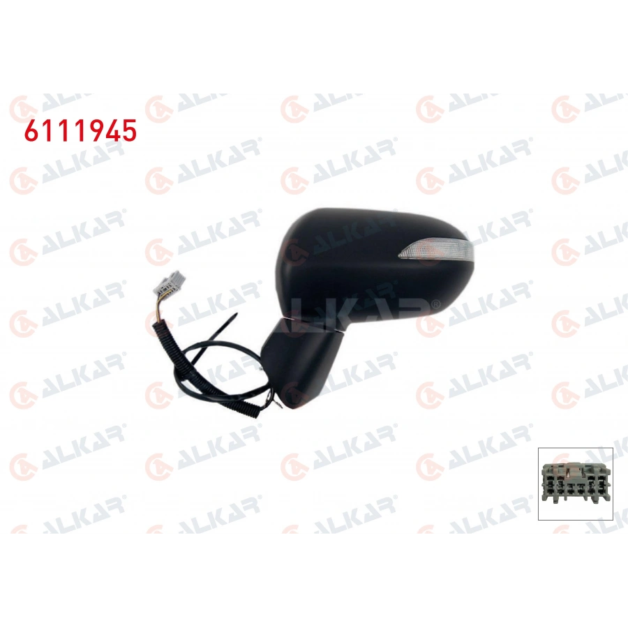 DIS DIKIZ AYNASI SOL ELEKTRIKLI SINYALLI HONDA JAZZ II 2004-2008