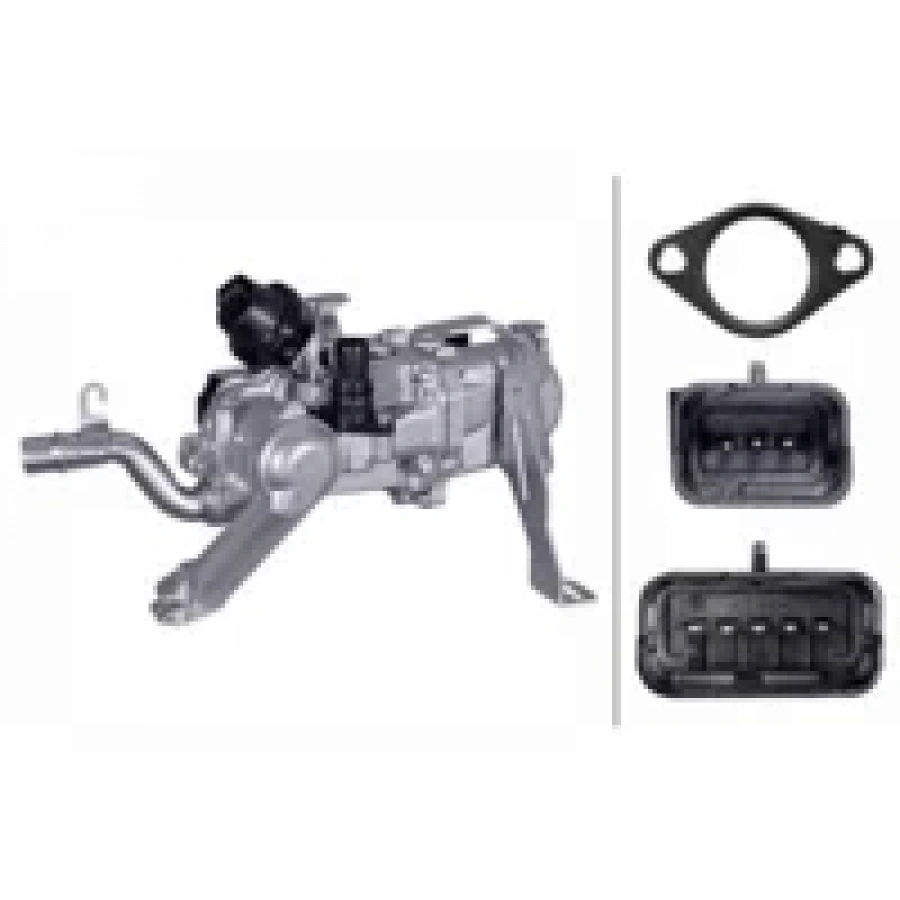EGR VALFI AV6Q & CA/KOMPLE SOGUTUCU ILE (9671187780) (AV6Q & BA+AV6Q 9U433 AB) FOCUS/C-MAX/FIESTA/COURIER/CONNECT/308/C4 1,5/1,6 TDCI EURO 5 11-