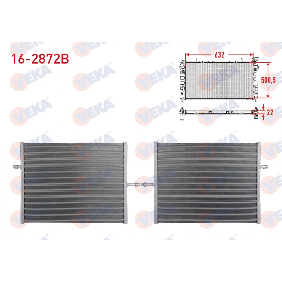 EK SU RADYATORU BRAZING MERCEDES SPRINTER (W907, W910) 2020-
