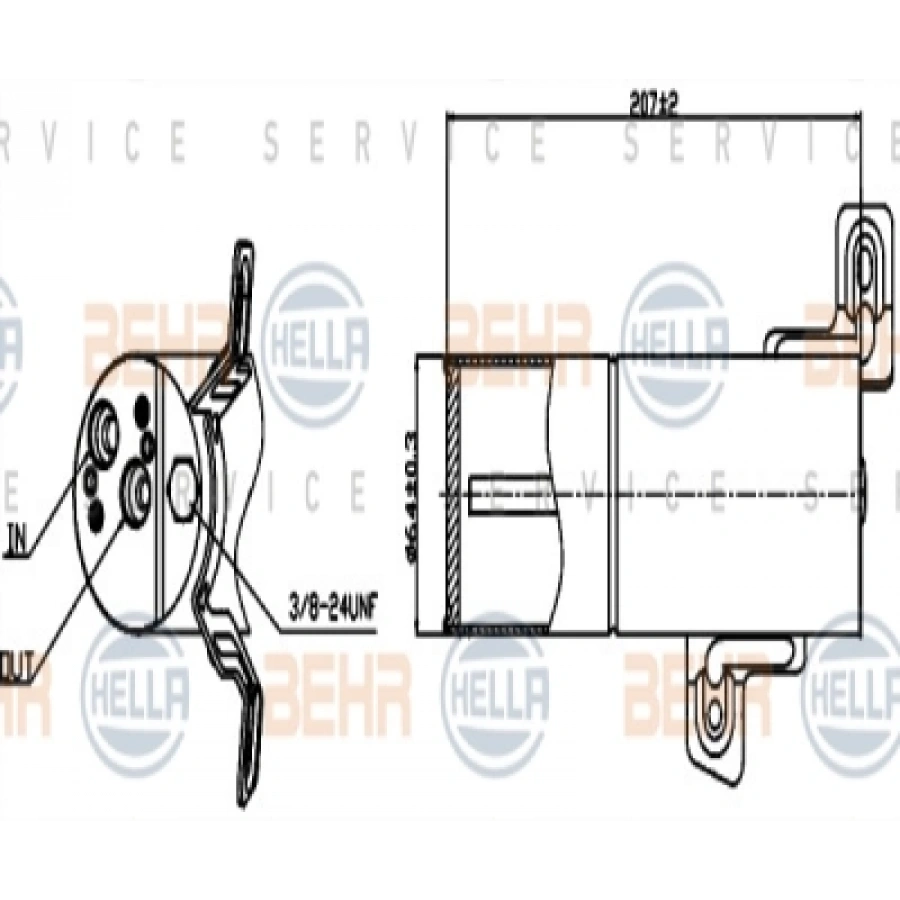 EKSANTRIK GERGI RULMANI ESCORT-CLX 1.6 ZETEC 95-