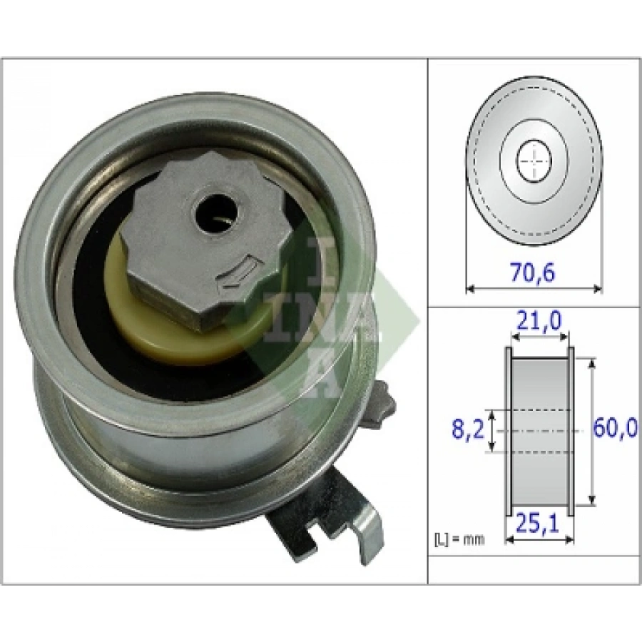 EKSANTRIK GERGI RULMANI T43247 GOLF7-A3-LEON CJZA-CJZB-CPVA-CMBA 1,2 TSI-1,4 TSI 13-