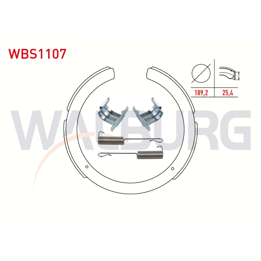 EL FREN BALATASI AKSESUARLI SSANGYONG ACTYON I 2.0 XDI 189,2X25,4 mm 2005-2012/KORANDO (KJ) 2.9 D 1996-2010/REXTON (GAB) 2.7 XDI 2004-/MUSSO (FJ) 2.2 TD 1993-2004/KORANDO (KJ) 2.9 TD 1996-2010