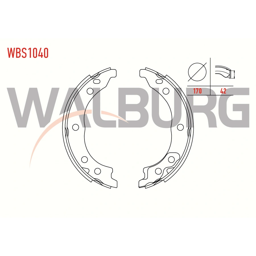 EL FREN BALATASI FIAT DUCATO (244) 2.8 JTD 170X42 mm 2002-2006/BOXER II 2.2 HDI 2002-2006/BOXER II 1.9 TD 2002-2006/DUCATO 2.5 D 2002-2006/JUMPER II 1.9 D 2002-2006/BOXER II 2.5 D 2002-2006