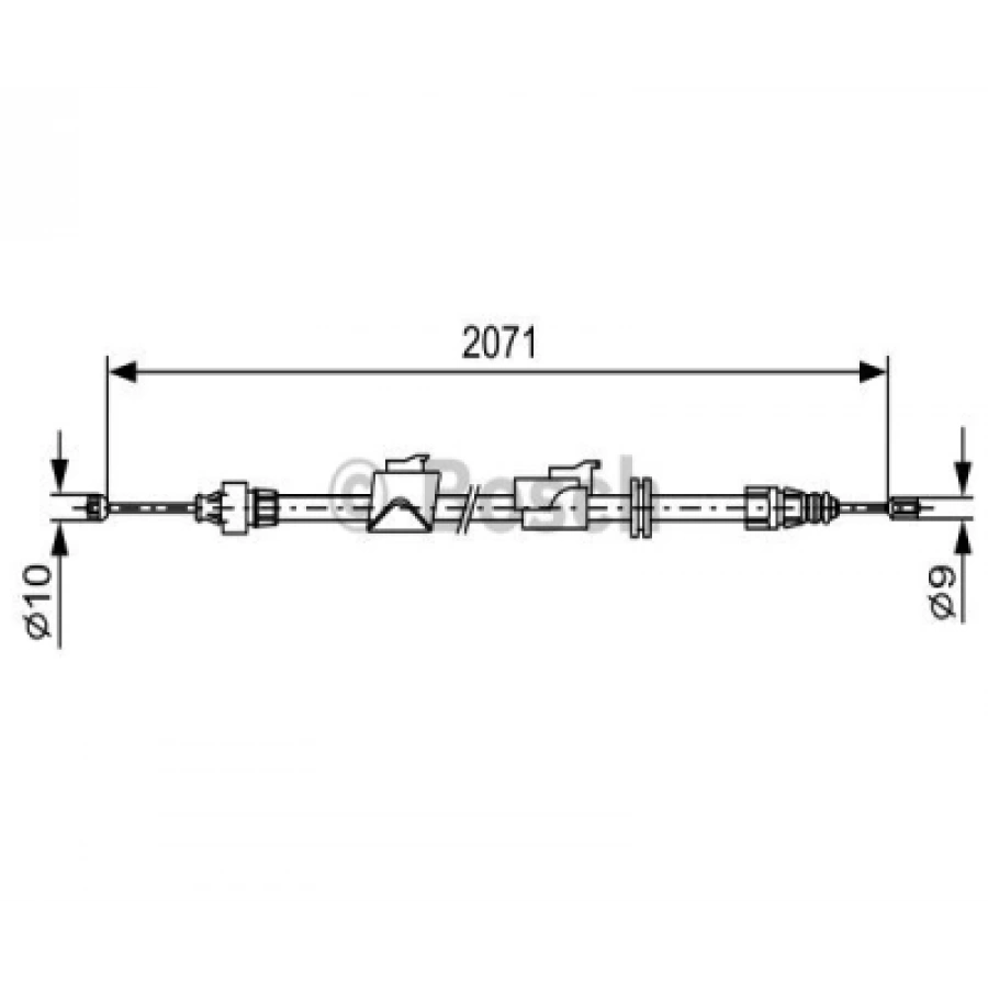 EL FREN TELI ARKA SAG 2.071 mm MONDEO BM 07-