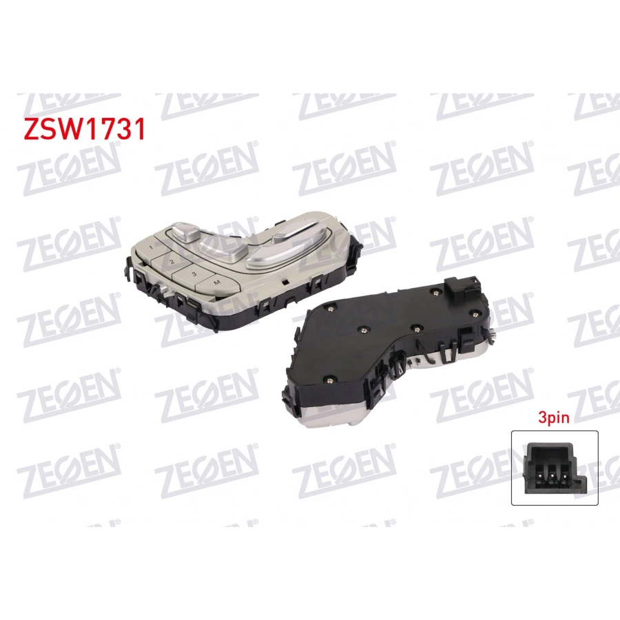 ELEKTRIKLI KOLTUK AYAR DUGMESI SOL 3 PIN MERCEDES E SERISI (W213)