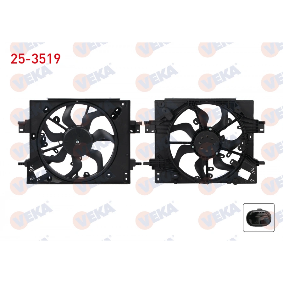 FAN MOTORU DAVLUMBAZLI (398MM) DACIA DUSTER 1.5 DCI 2017 >