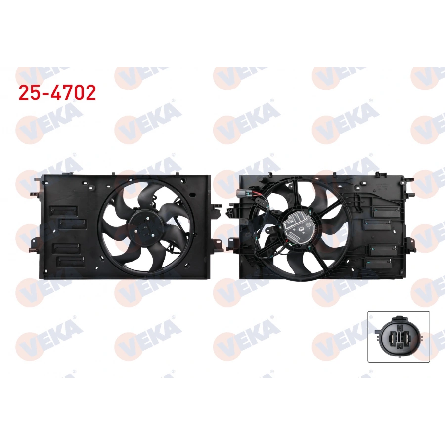 FAN MOTORU DAVLUMBAZLI DACIA DUSTER (HJD) 1.0 - 1.3 TCE 2020-/ SANDERO 1.0, 1.5 DCi 2020-