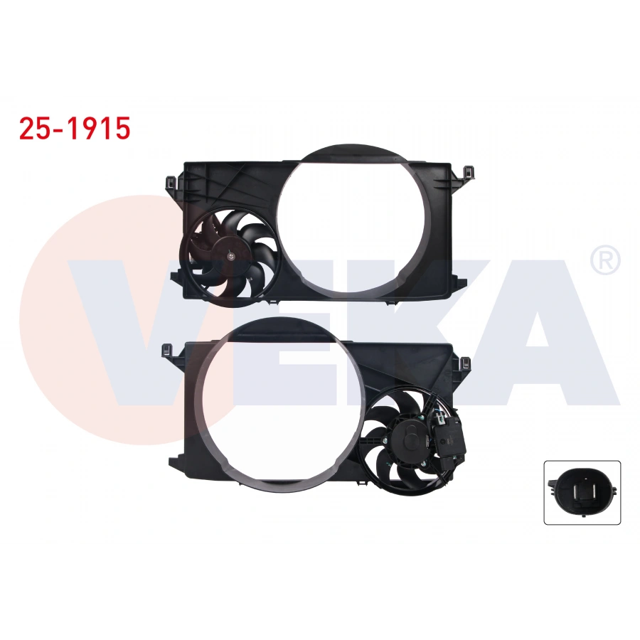 FAN MOTORU DAVLUMBAZLI KONTROL UNITELI FORD TRANSIT 2.2 TDCI - 2.4 TDCI 2011-2014