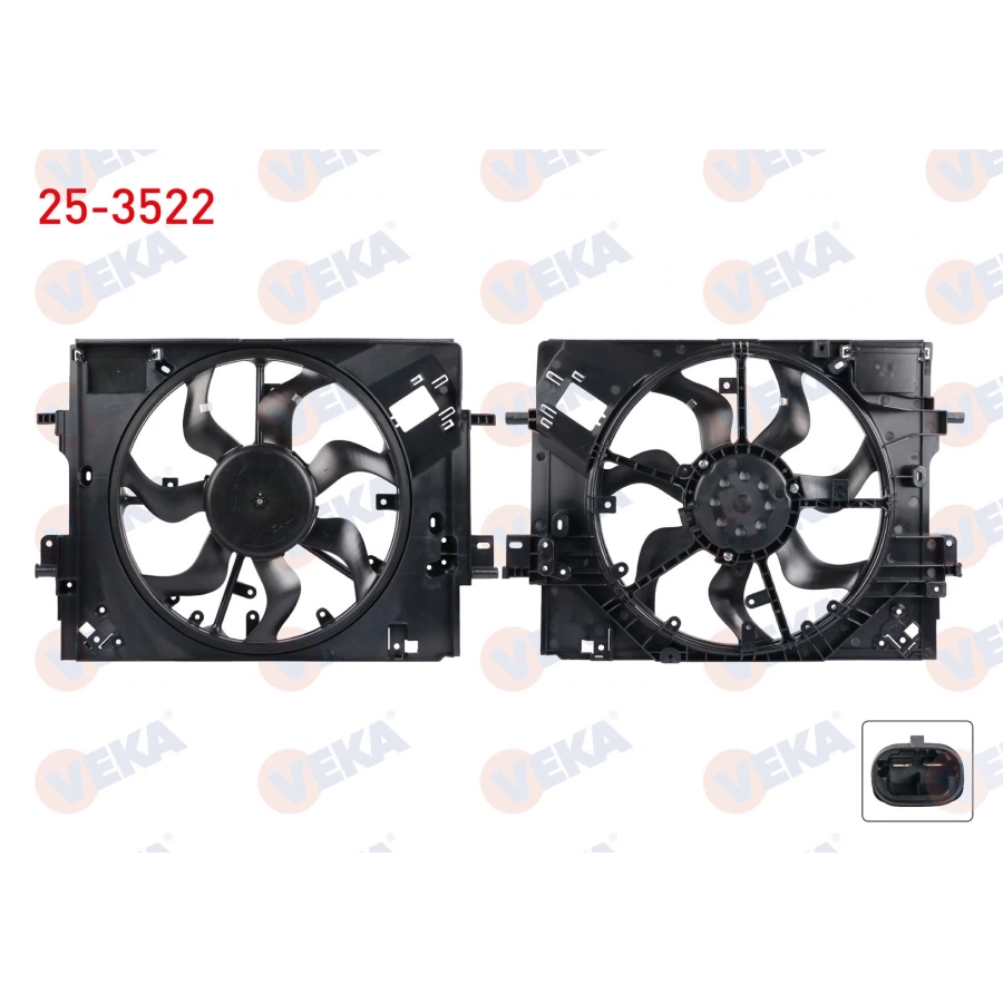 FAN MOTORU DAVLUMBAZLI TEK FANLI RENAULT CLIO V 1.3 Tce - 1.5 BLUE DCI 2020-