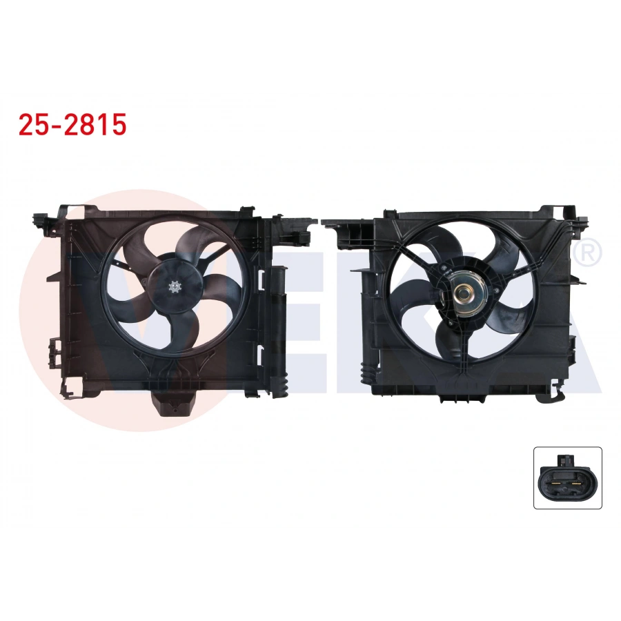 FAN MOTORU DAVLUMBAZLI TEKLI (150W) SMART FORTWO (451) 1.0 2007-