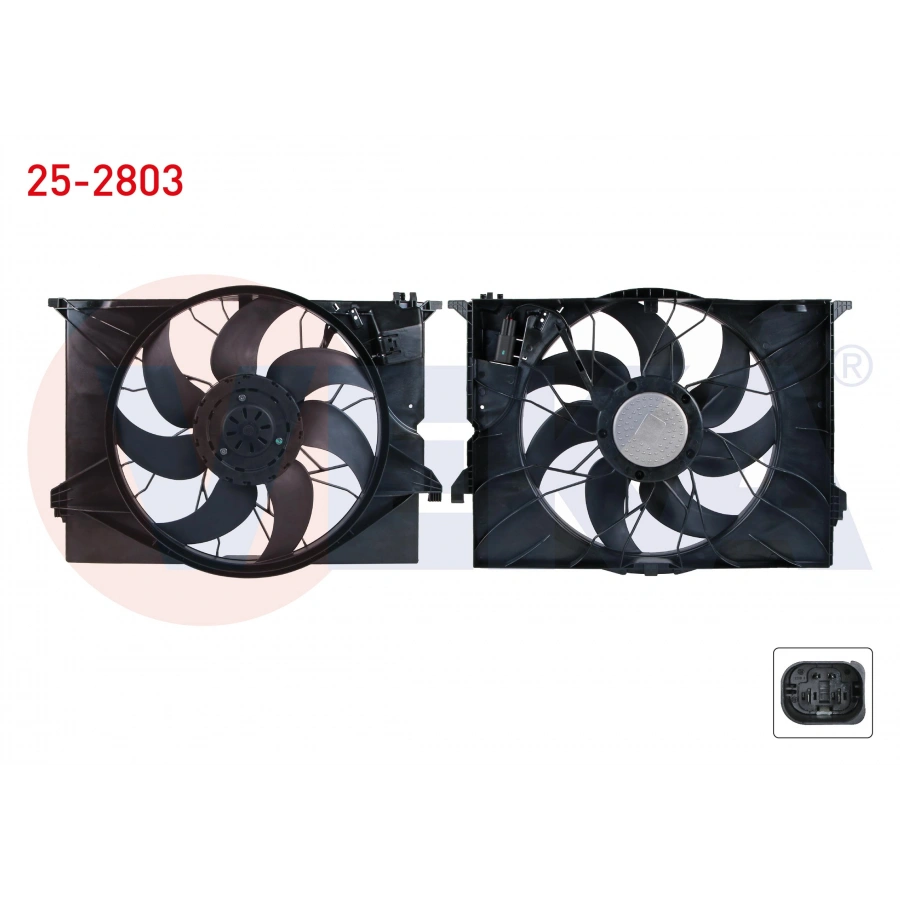 FAN MOTORU DAVLUMBAZLI TEKLI (600W) MERCEDES S SERISI (W221) S 320 CDI - S 320 - S 350 - S 500 - S 600 2005-2013