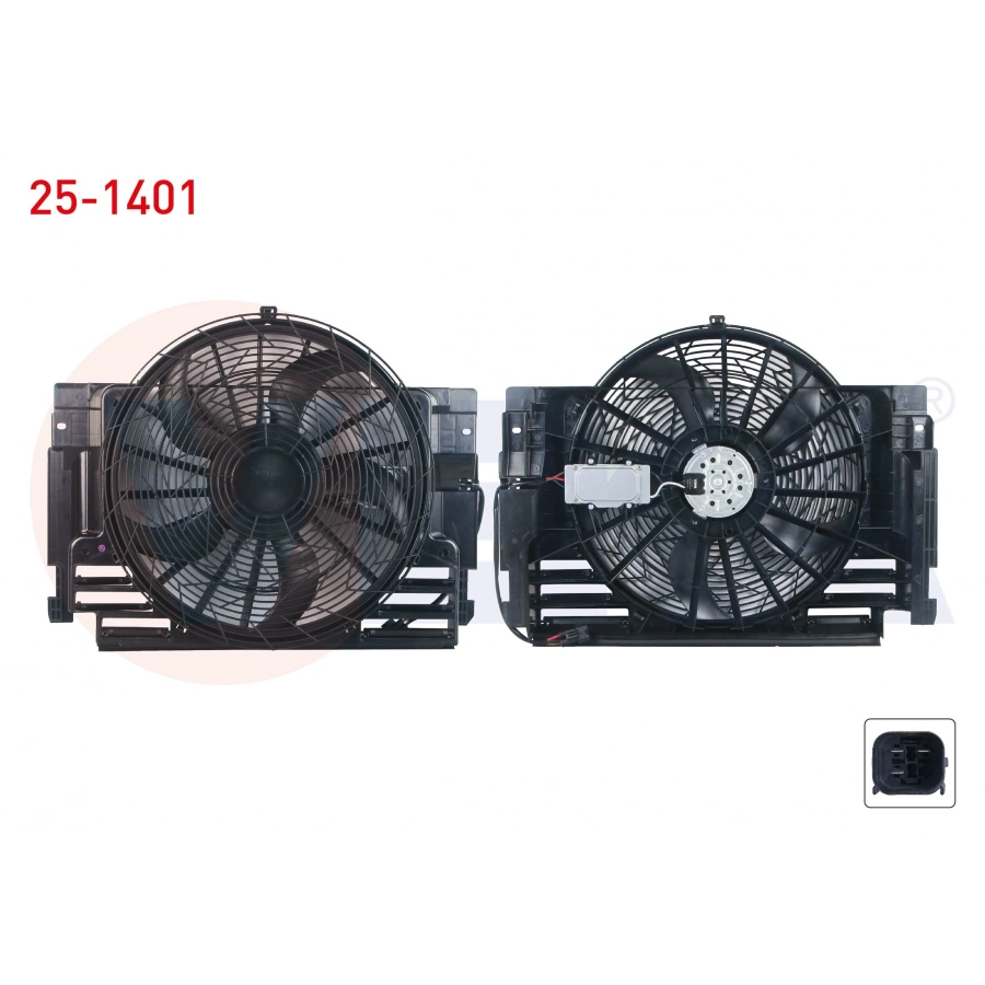 FAN MOTORU DAVLUMBAZLI TEKLI BMW X5 (E53) 3.0 D - 3.0i - 4.4i - 4.6 i - 4.8i 2000-2007