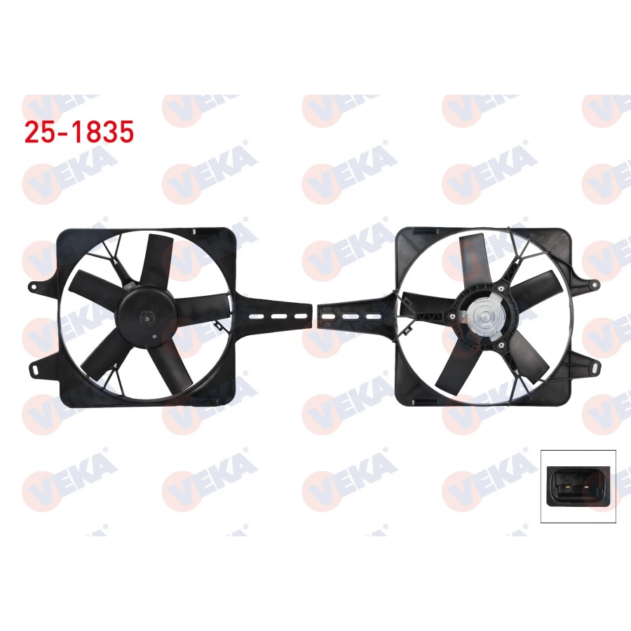 FAN MOTORU DAVLUMBAZLI TEKLI FANLI FIAT UNO 60 1989-1996