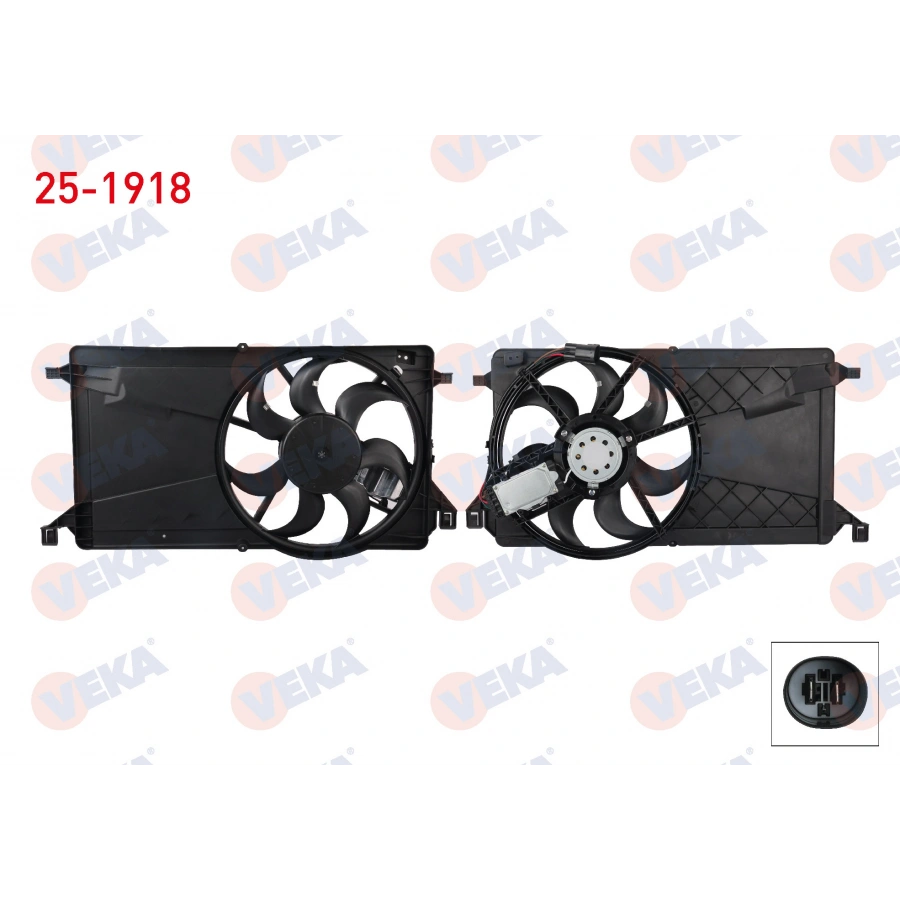 FAN MOTORU DAVLUMBAZLI TEKLI FANLI FORD FOCUS 1.6 TDCi, 1.6, 1.8, 2.0 2003-2012