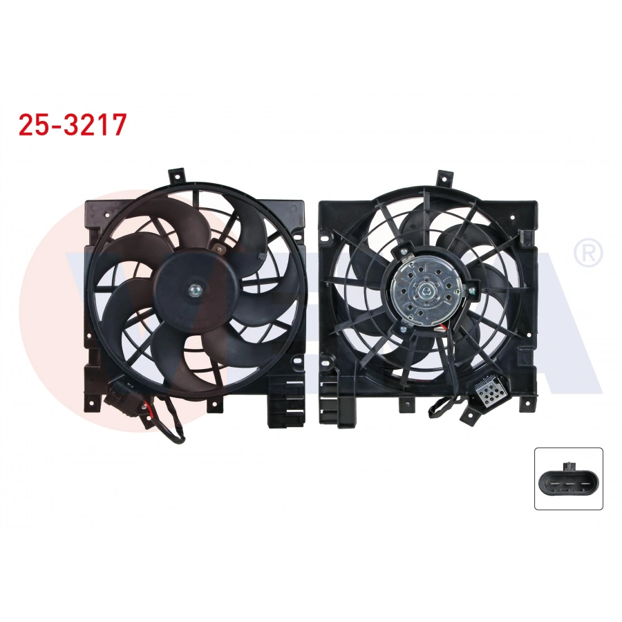 FAN MOTORU KLIMA RADYATORU (ITMELI) DAVLUMBAZLI TEK FAN OPEL ASTRA H 1.3 CDTI (Z13DTH) 2004-2006